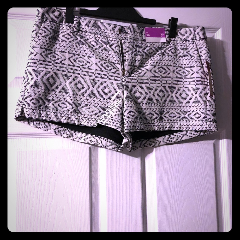 Tribal print shorts